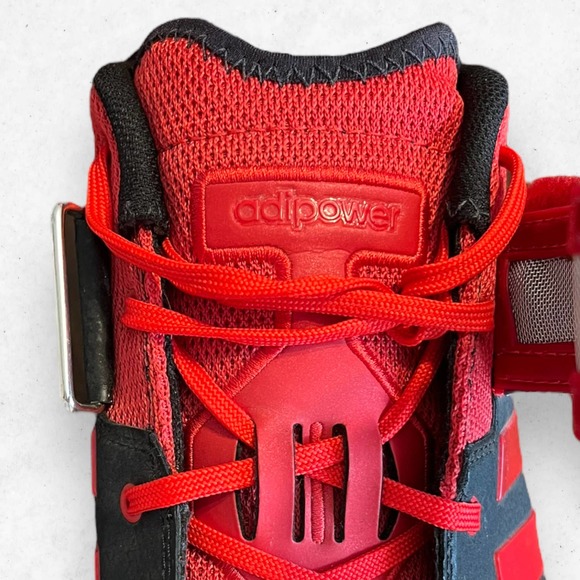 Adidas Adipower Weightlifting Torsion‎ Black Red Metallic Shoes Size Men\'s US 15 main image 4